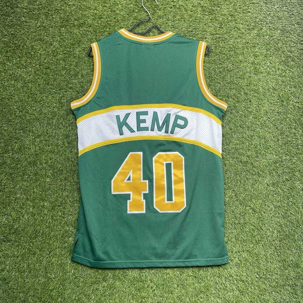 Authentic Mitchell & Ness Sonics Jersey Mens 40 Medium 1995 Nba Shawn Kemp #40